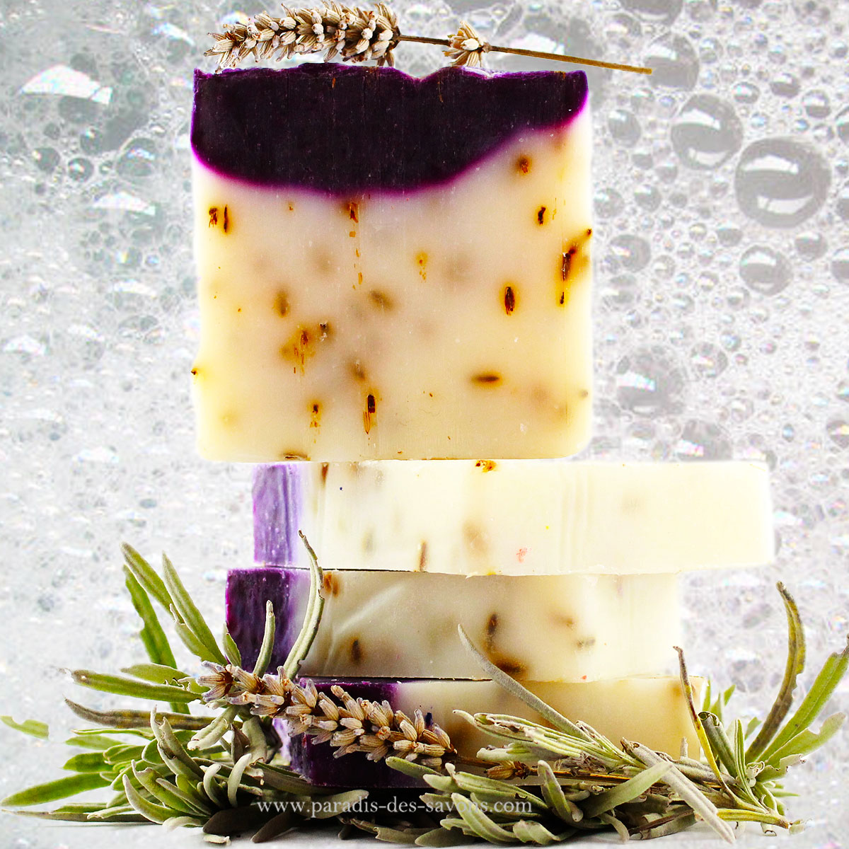 [:fr]Savon Lavande saponification à froid Ciel Étoilé[:en]Lavender cold process soap Starry Sky[:]