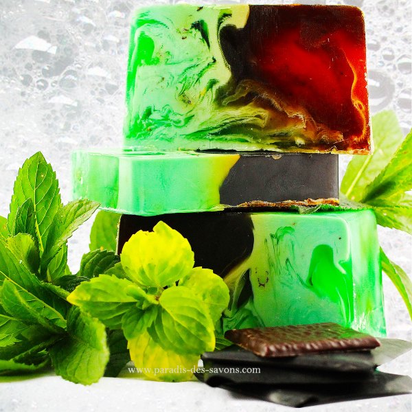 Savon chocolat menthe