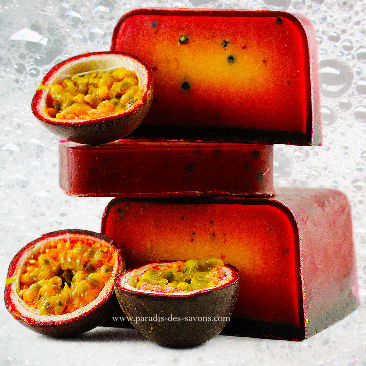 fr]Savon à la coupe Fruit passion Entre Les Doigts[:en]Passion fruit soap  Through